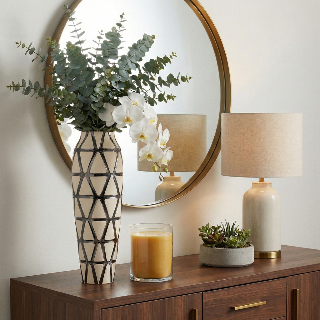 Coleford Ivory Vase — 22″ — additional view