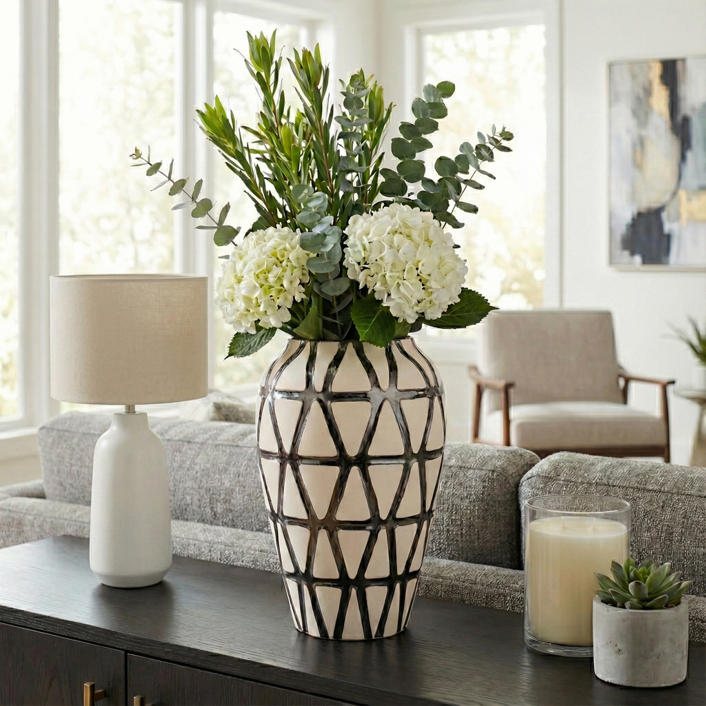 Dempseyside Ivory Vase — 16″ — additional view