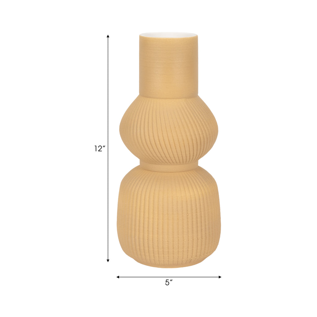 Morrisford Brown Vase — 12″ — additional view