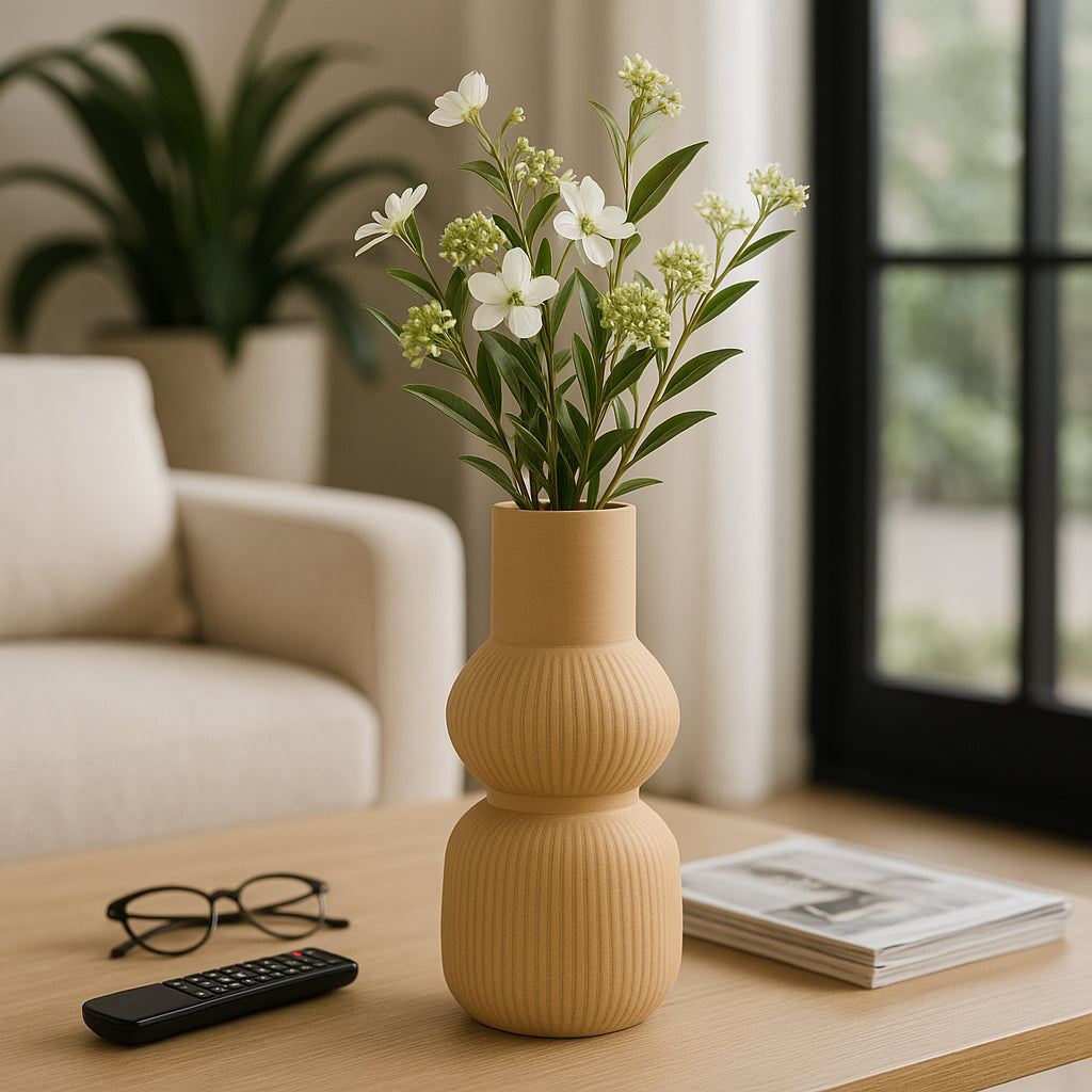 Morrisford Brown Vase — 12″ — additional view