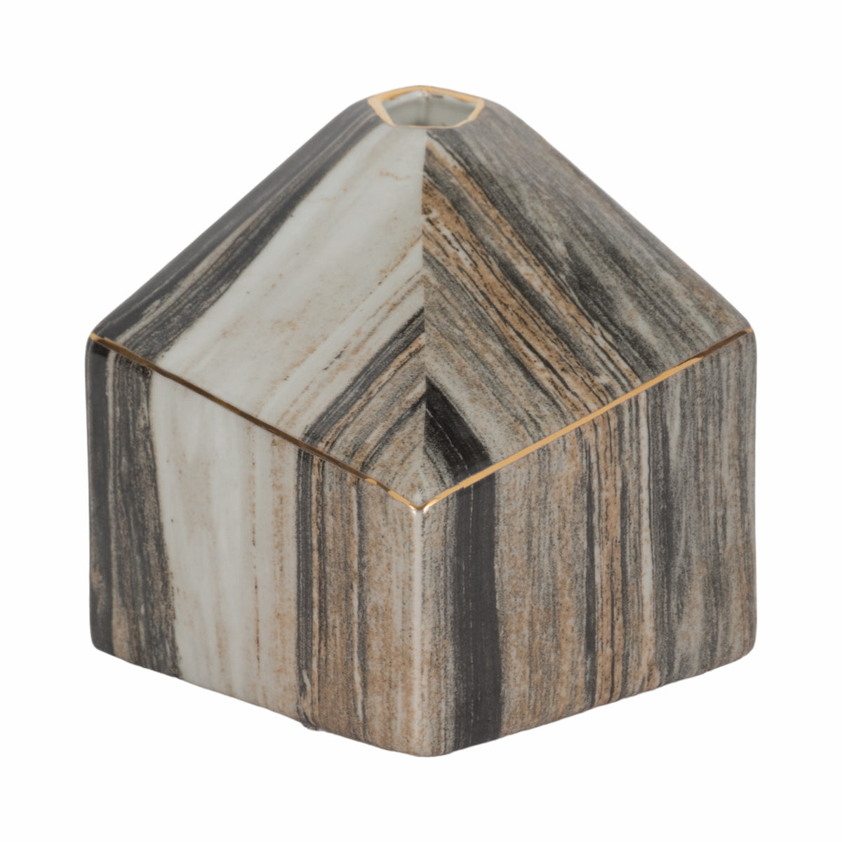 Boltonshaw Gray Vase — 5″ — additional view