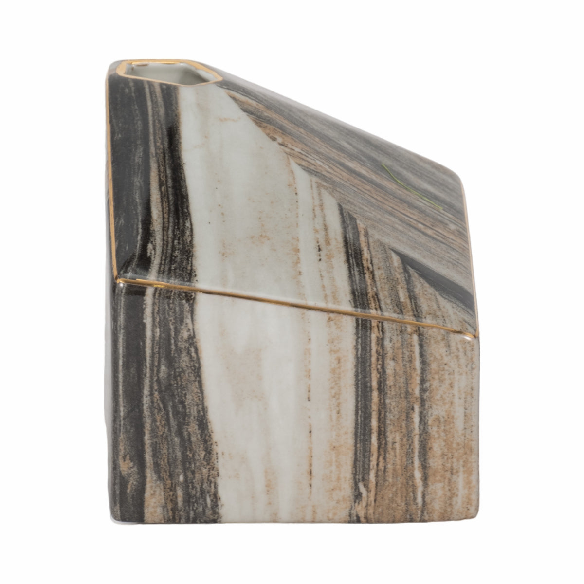 Boltonshaw Gray Vase — 5″ — additional view