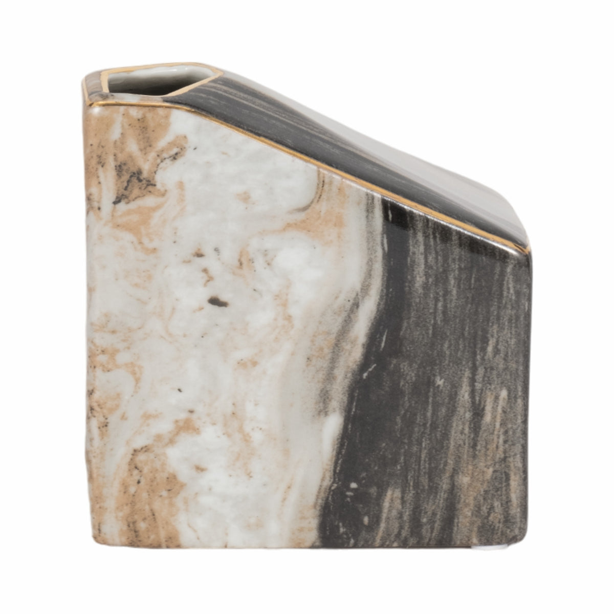 Boltonshaw Gray Vase — 5″ — additional view