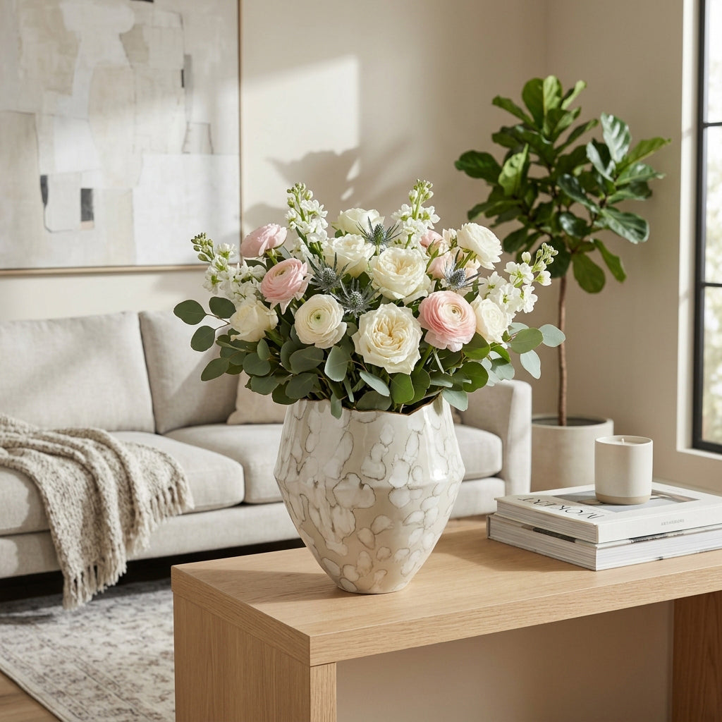 Hansonmill Ivory Vase — 10″ — additional view