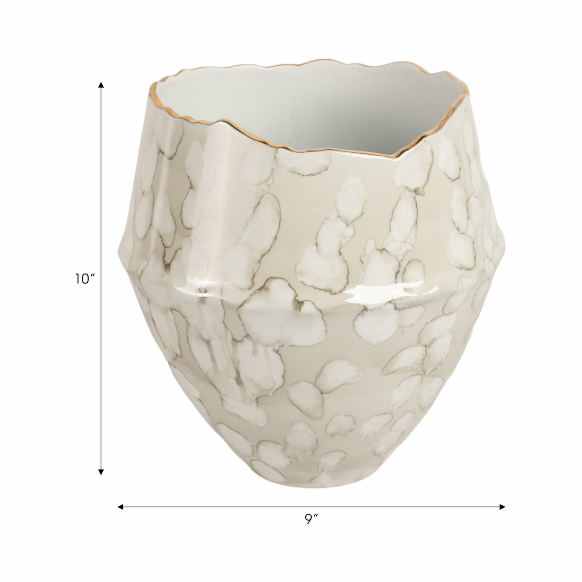 Hansonmill Ivory Vase — 10″ — additional view