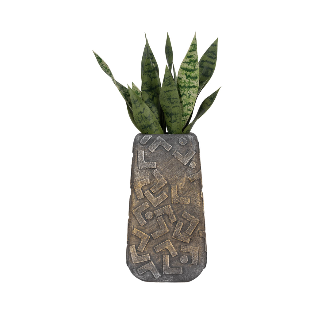 Evertonwind Bronze Vase — 17″ — additional view