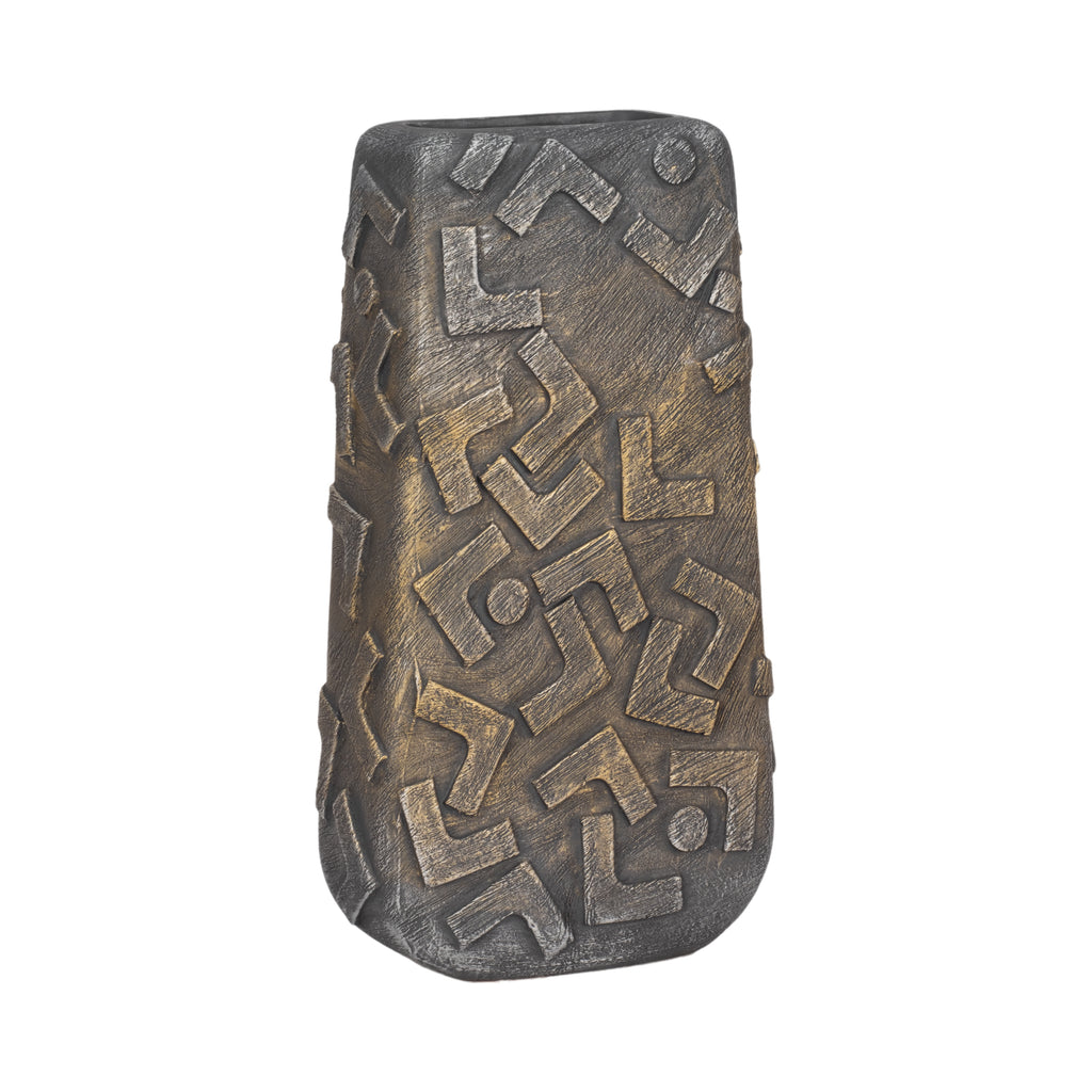 Evertonwind Bronze Vase — 17″ — additional view
