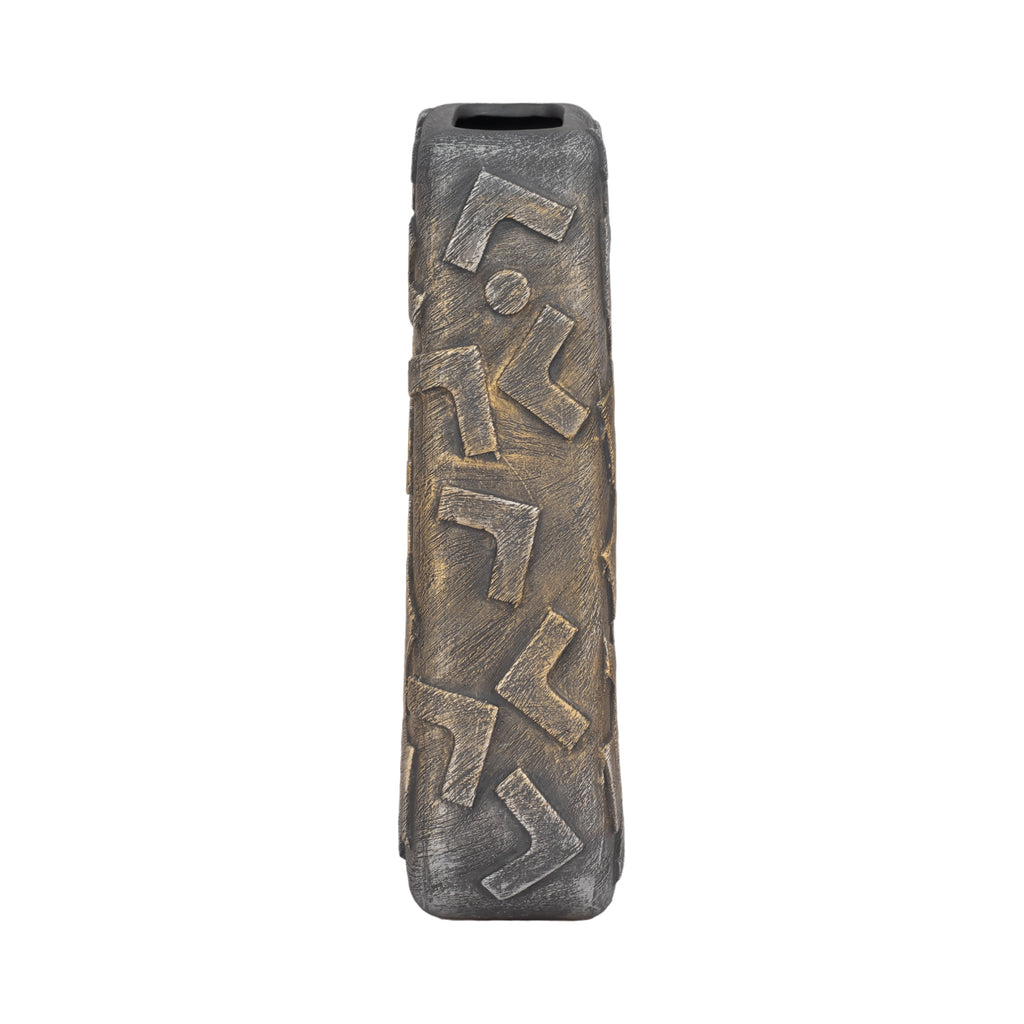 Evertonwind Bronze Vase — 17″ — additional view