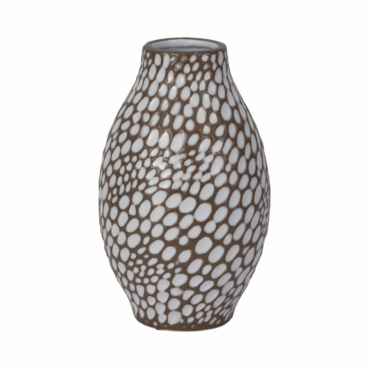 Harpermill Brown Vase — 10″ — additional view