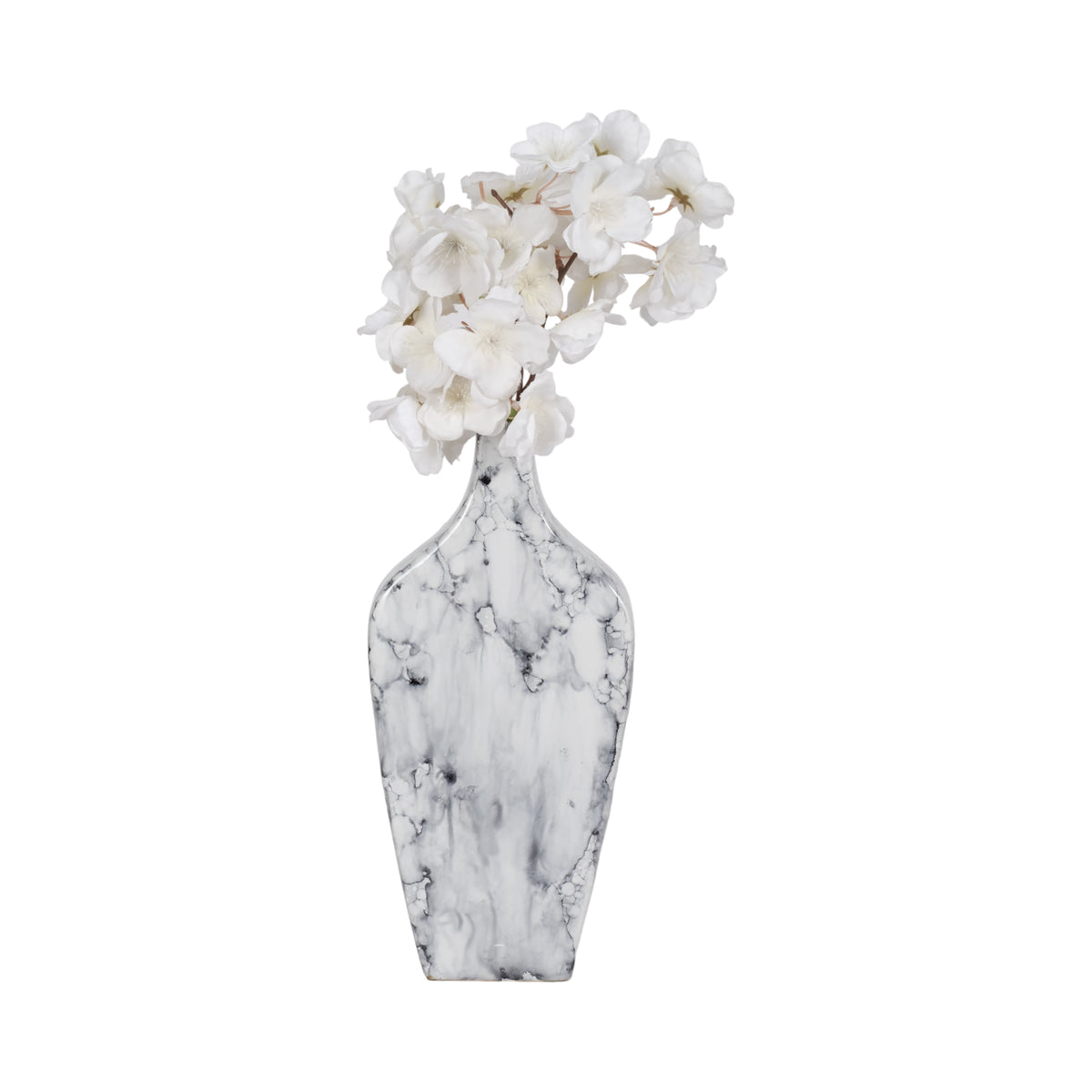 Woodsonwell White Vase — 11″ — additional view