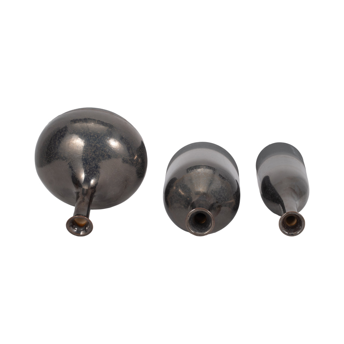 Maxlake Set of 3 Bronze Vases — 18″ — additional view