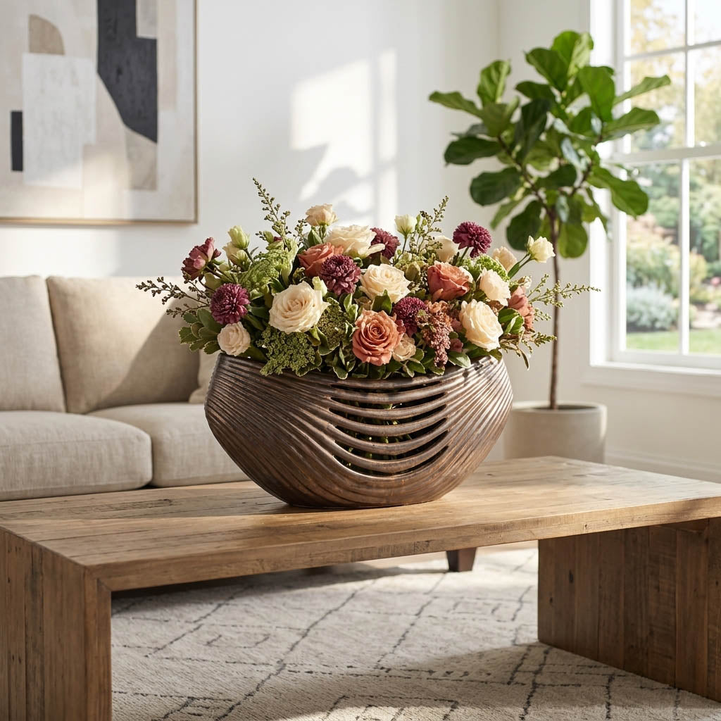 Calvinwind Bronze Bowl — 9″ — additional view