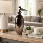 Cedarford Bronze Glass Vase — 20″ — additional view
