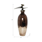 Cedarford Bronze Glass Vase — 20″ — additional view