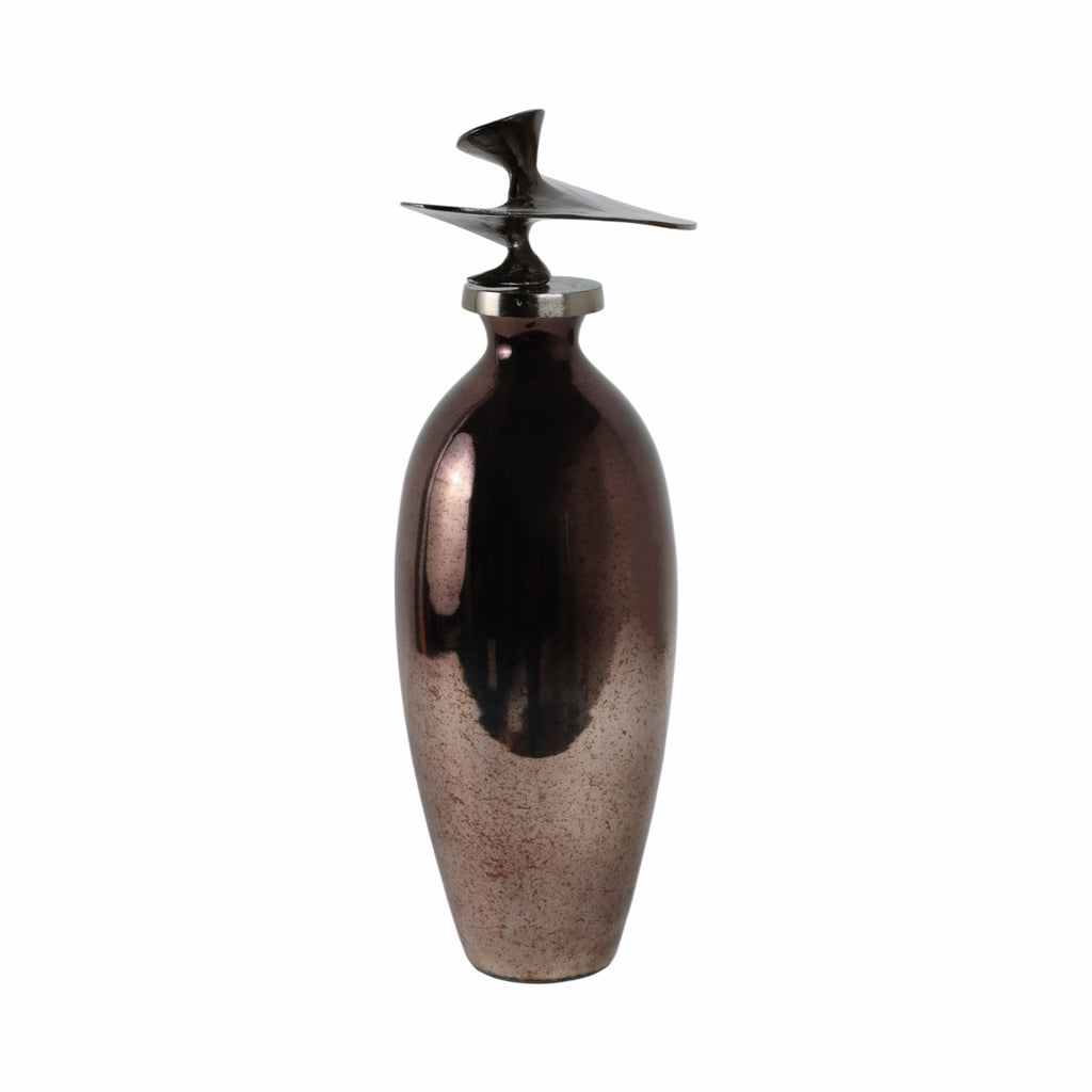Cedarford Bronze Glass Vase — 22″ — additional view