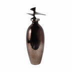 Cedarford Bronze Glass Vase — 22″ — additional view