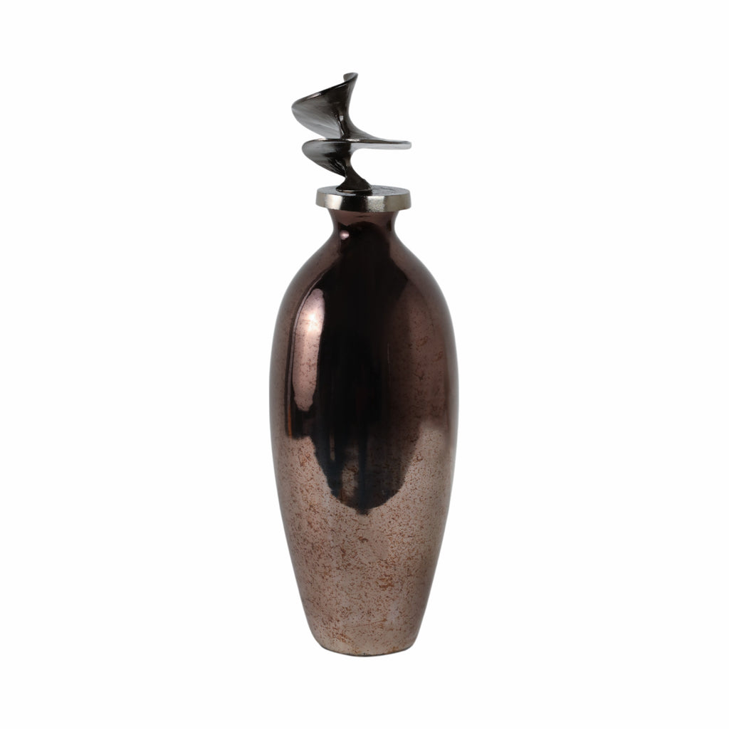 Cedarford Bronze Glass Vase — 22″ — additional view