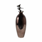 Cedarford Bronze Glass Vase — 22″ — additional view