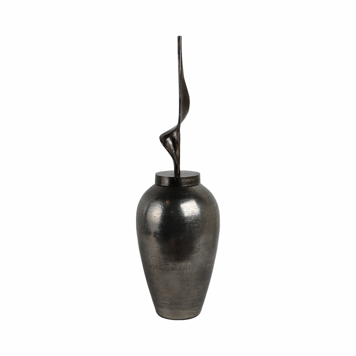 Gunnargrove Gray Glass Vase — 33″ — additional view