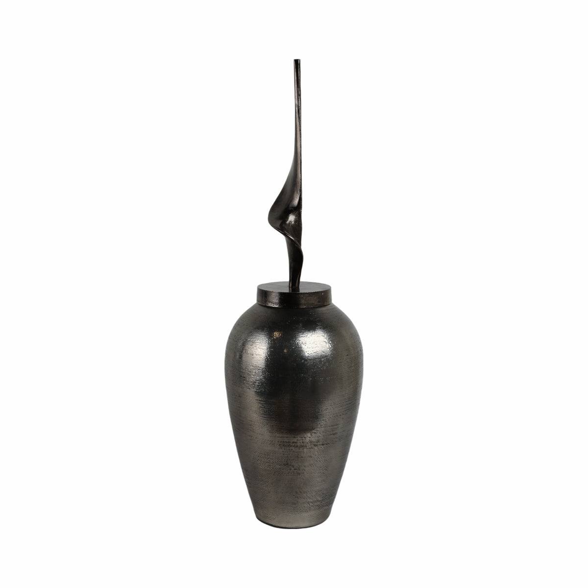 Gunnargrove Gray Glass Vase — 33″ — additional view