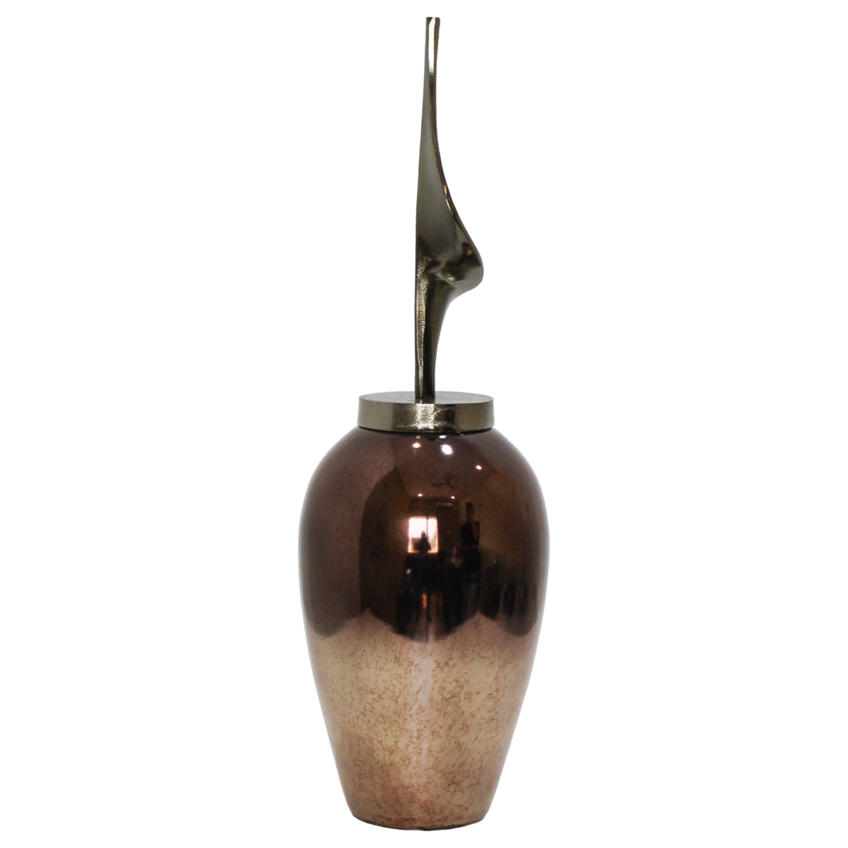 Gunnargrove Gray Glass Vase — 26″ — additional view