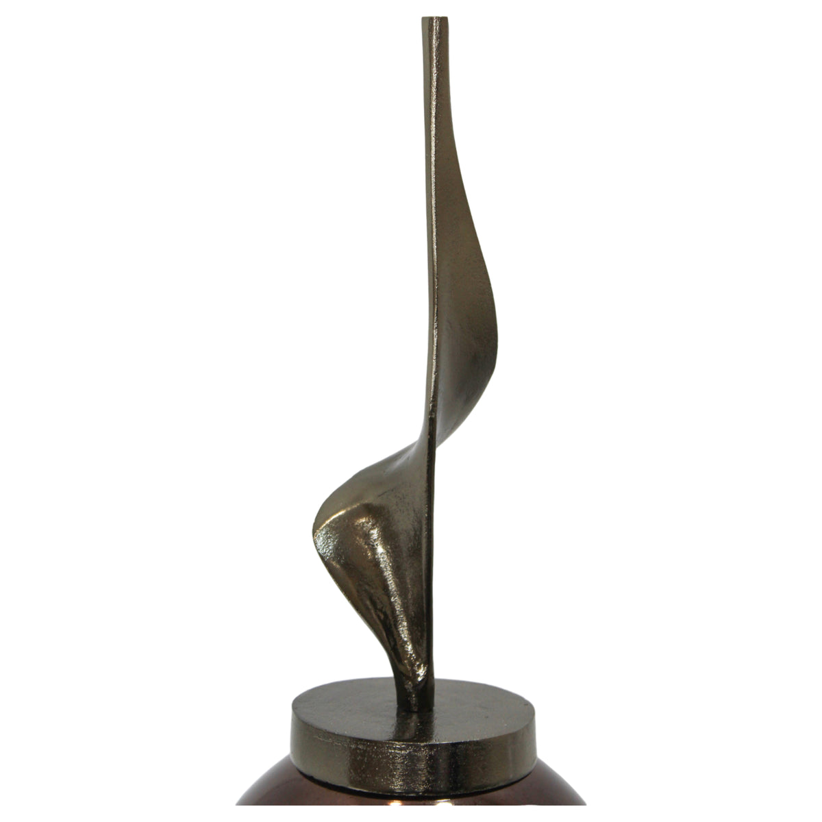 Gunnargrove Gray Glass Vase — 26″ — additional view