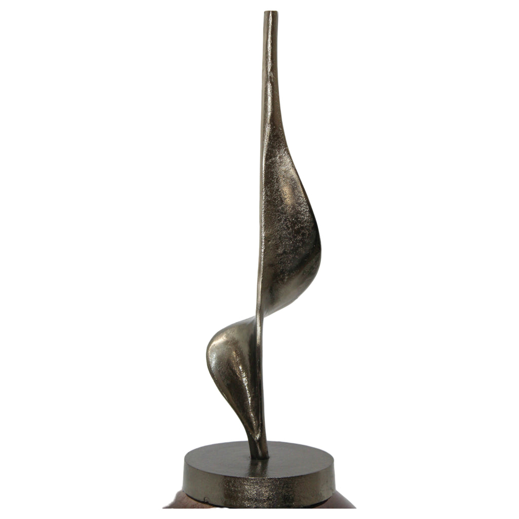 Gunnargrove Gray Glass Vase — 33″ — additional view