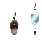 Gunnargrove Gray Glass Vase — 33″ — additional view