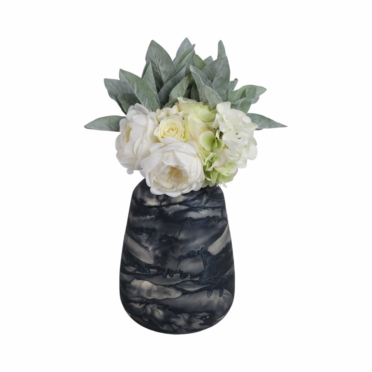 Clydeburn Blue Glass Vase — 12″ — additional view