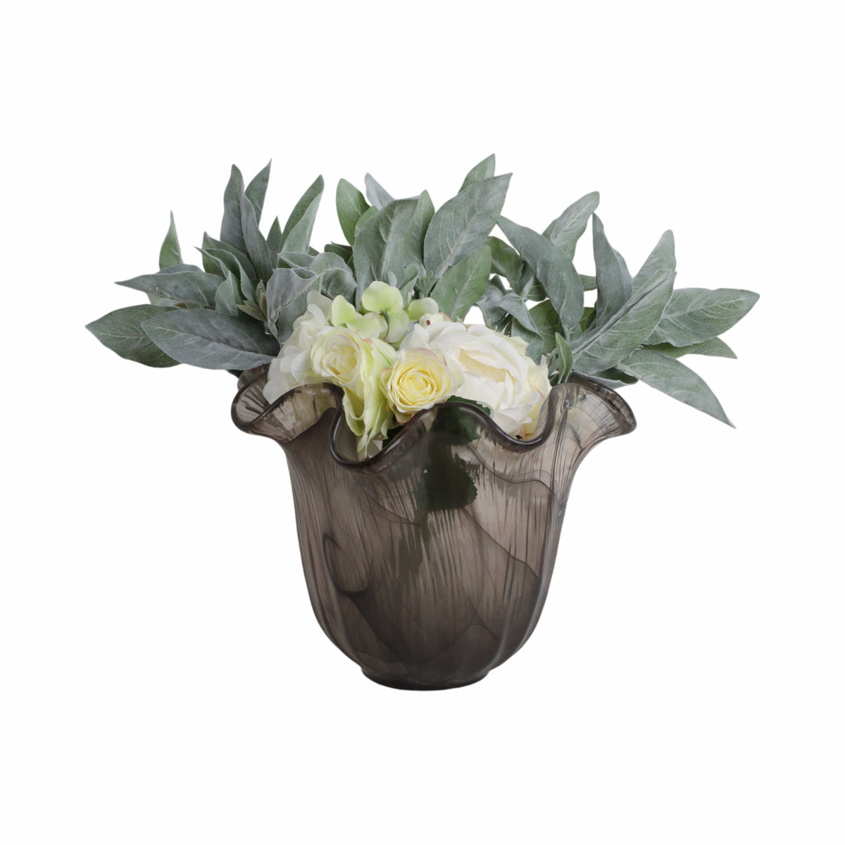 Eatondale Brown Glass Vase — 11″ — additional view