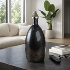 Farleydale Black Glass Vase — 20″ — additional view