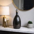 Farleydale Black Glass Vase — 20″ — additional view