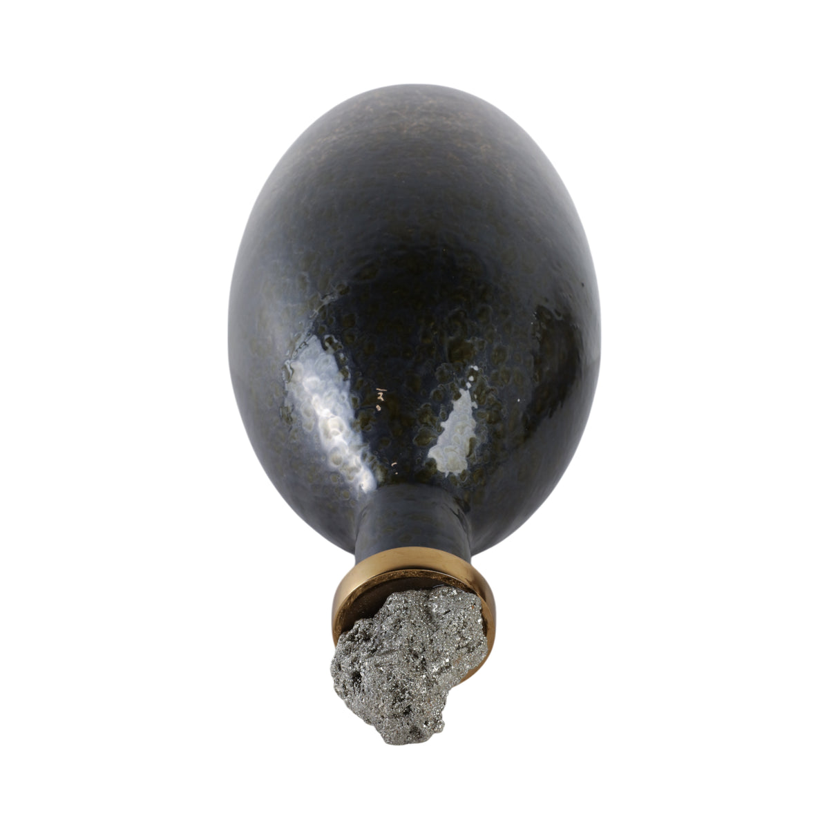 Farleydale Black Glass Vase — 20″ — additional view