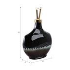 Elmontgrove Black Glass Vase — 16″ — additional view