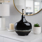 Elmontgrove Black Glass Vase — 20″ — additional view