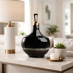 Elmontgrove Black Glass Vase — 20″ — additional view
