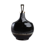 Elmontgrove Black Glass Vase — 20″ — additional view