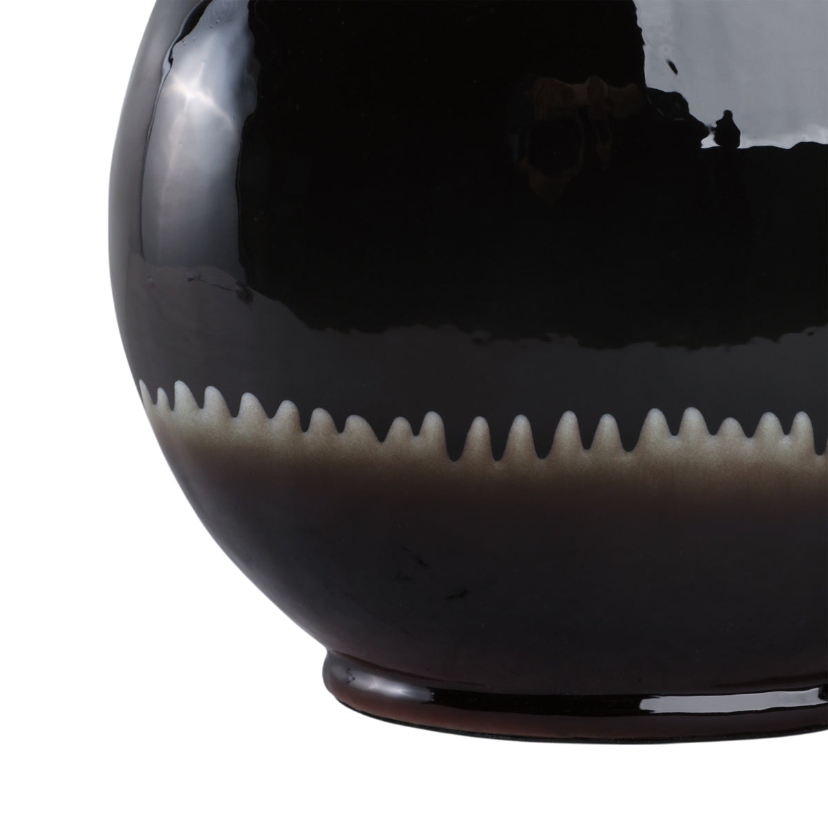Elmontgrove Black Glass Vase — 20″ — additional view