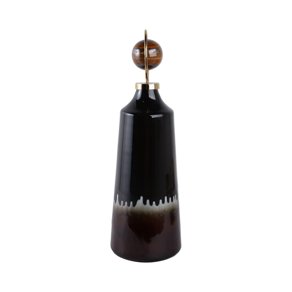Graydonwind Brown Glass Vase — 23″ — additional view