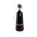 Graydonwind Brown Glass Vase — 26″ — additional view
