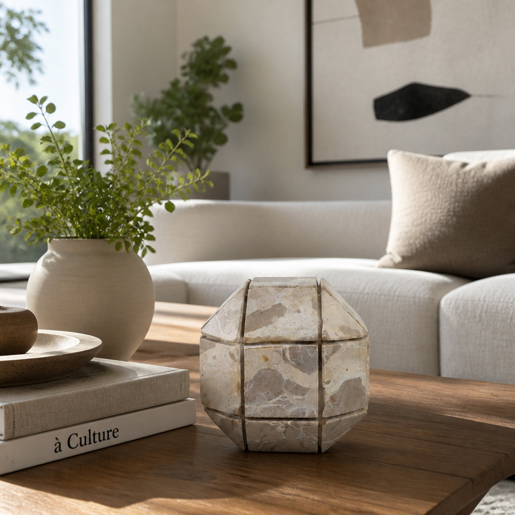 Gloverford Ivory Orb — 6″ — additional view