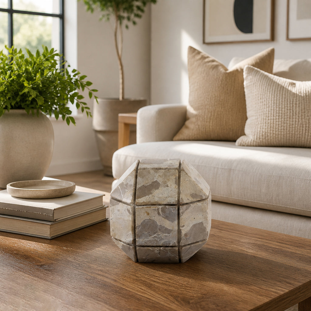 Gloverford Ivory Orb — 6″ — additional view
