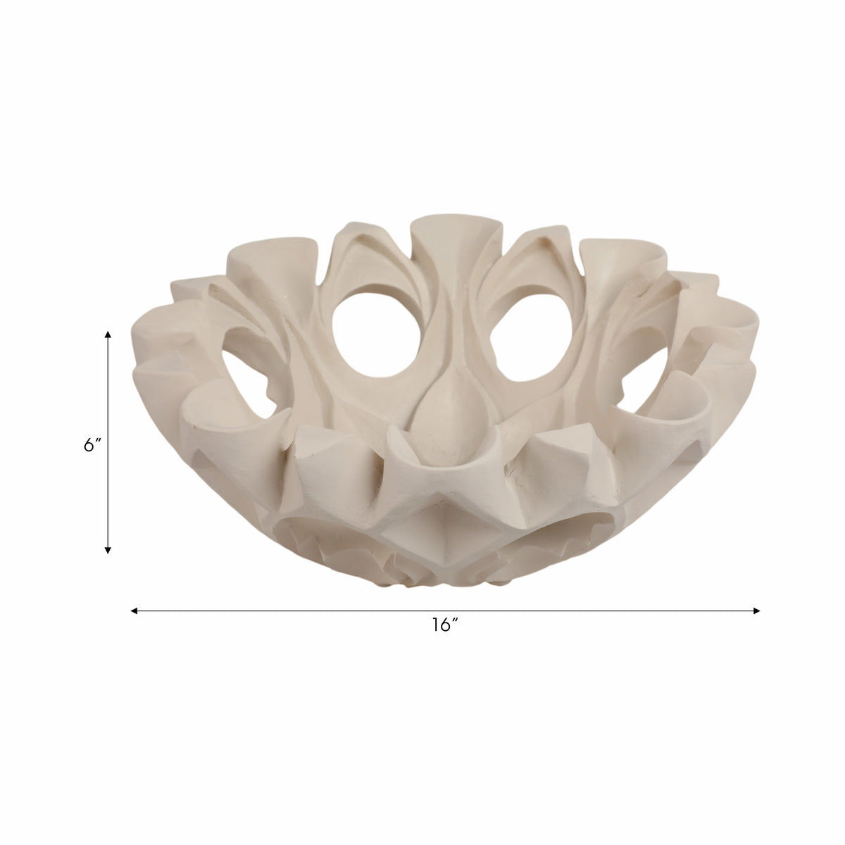 Heltonwind White Bowl — 6″ — additional view