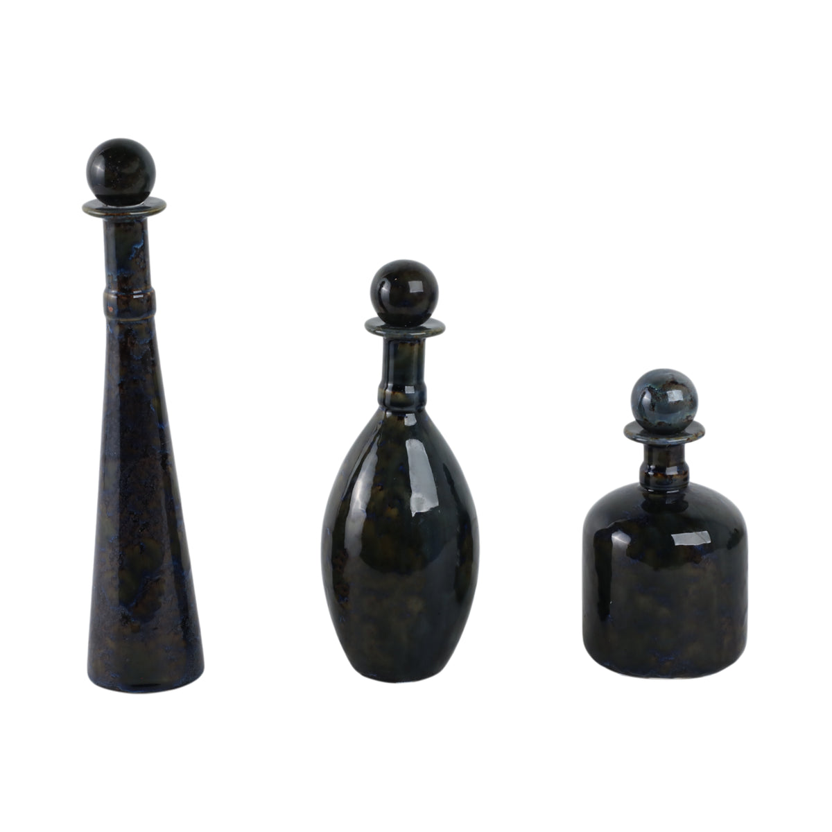 Garfieldholm Set of 3 Blue Vases — 15″ — additional view