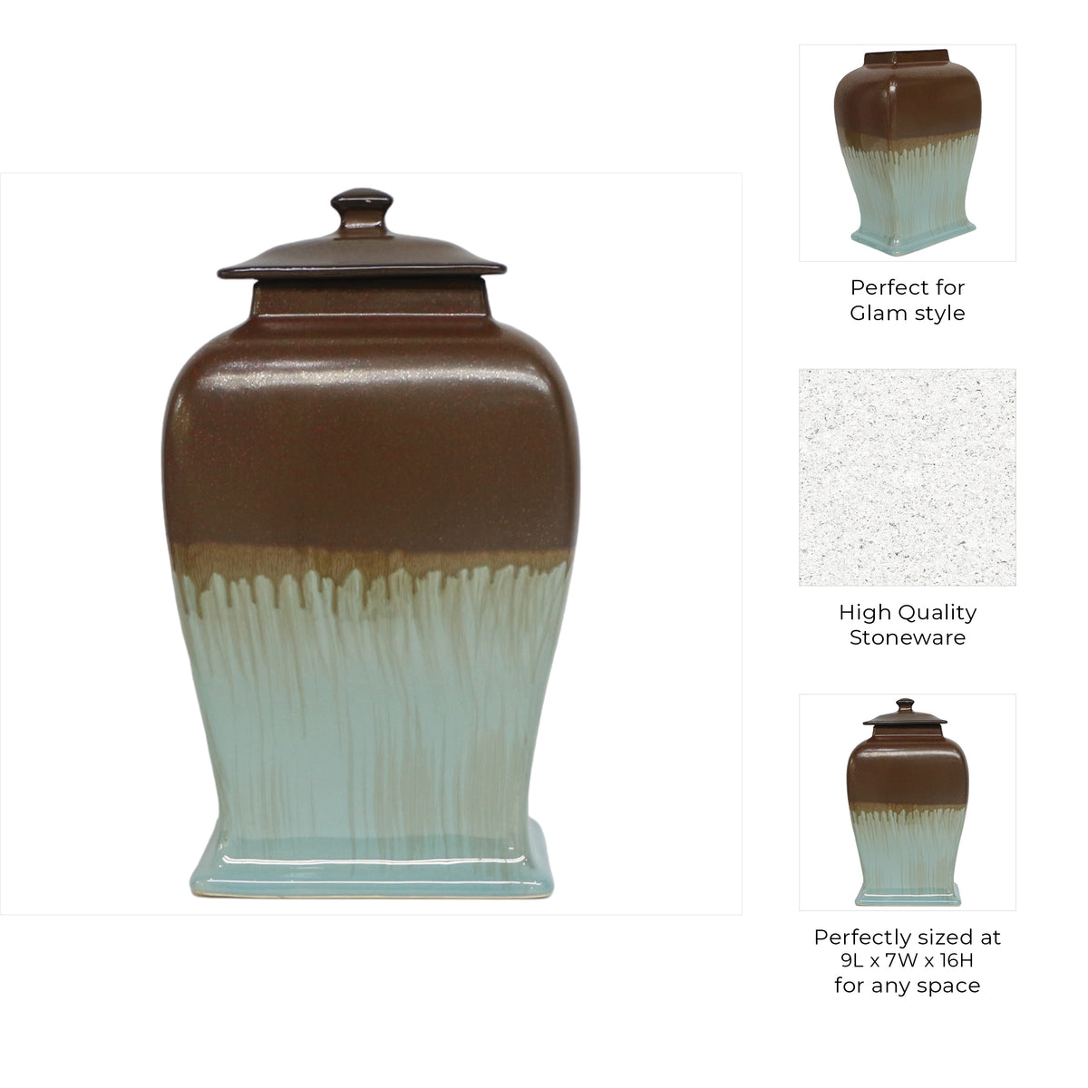 Valeburn Ivory Jar — 16″ — additional view
