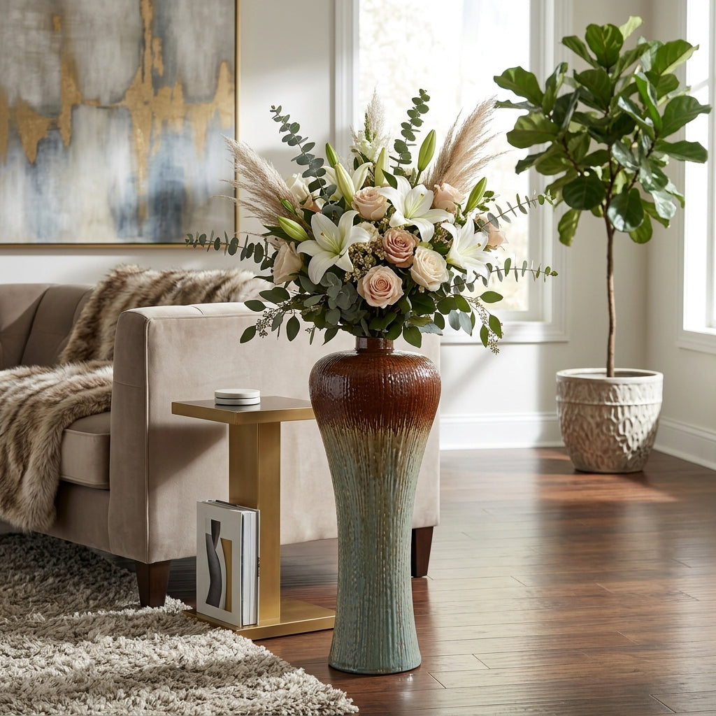 Gavinlake Brown Vase — 26″ — additional view