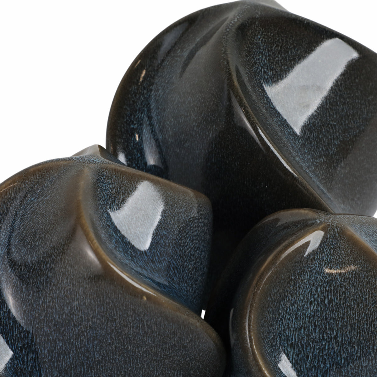 Duffyrose Set of 3 Blue Orbs — 6″ — additional view