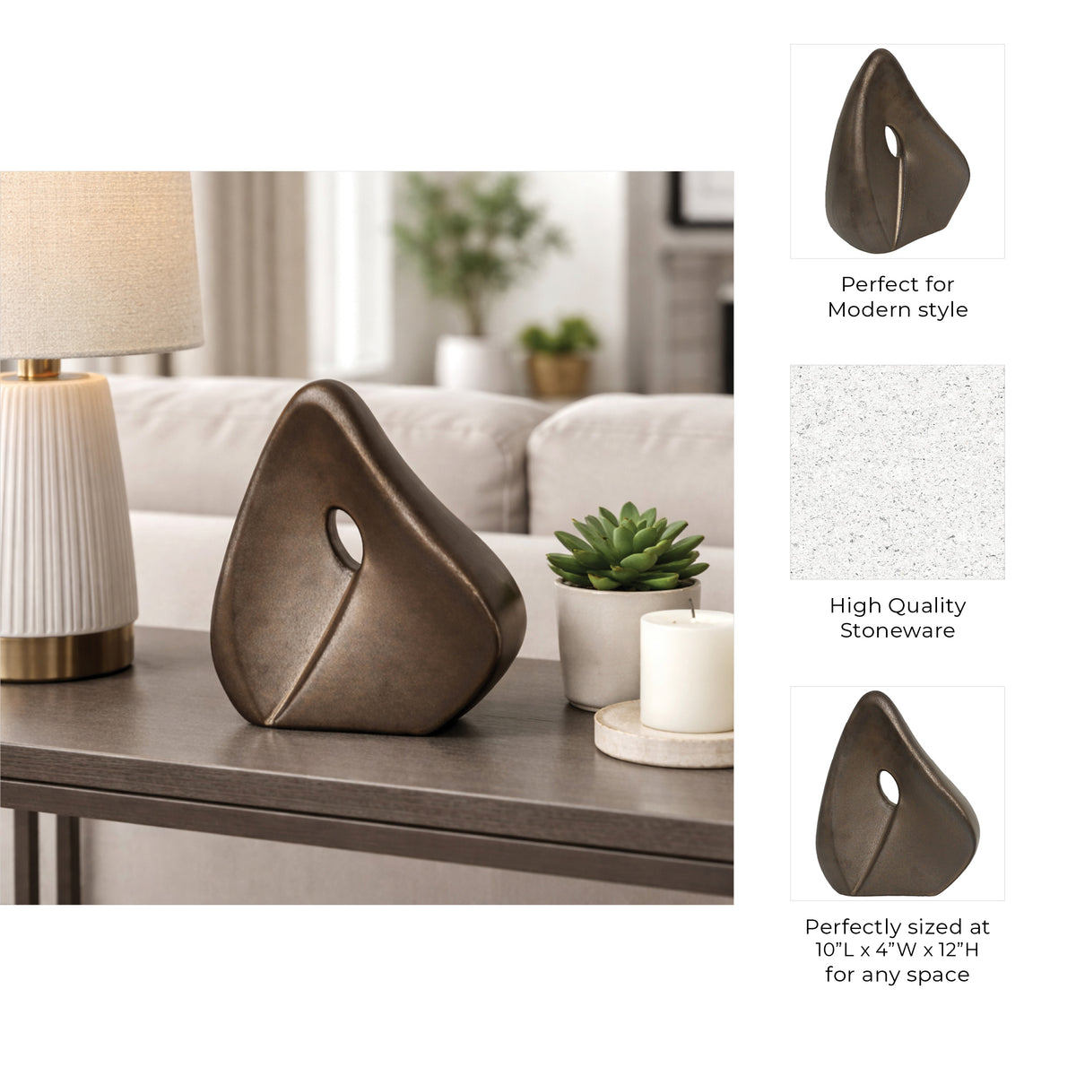 Hatcherdale Bronze Decor — 12″ — additional view