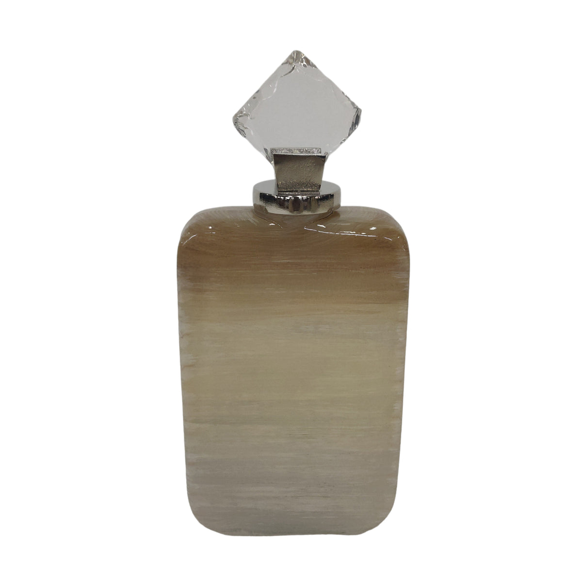 Damienmore Set of 2 Tan Glass Vases — 16″ — additional view