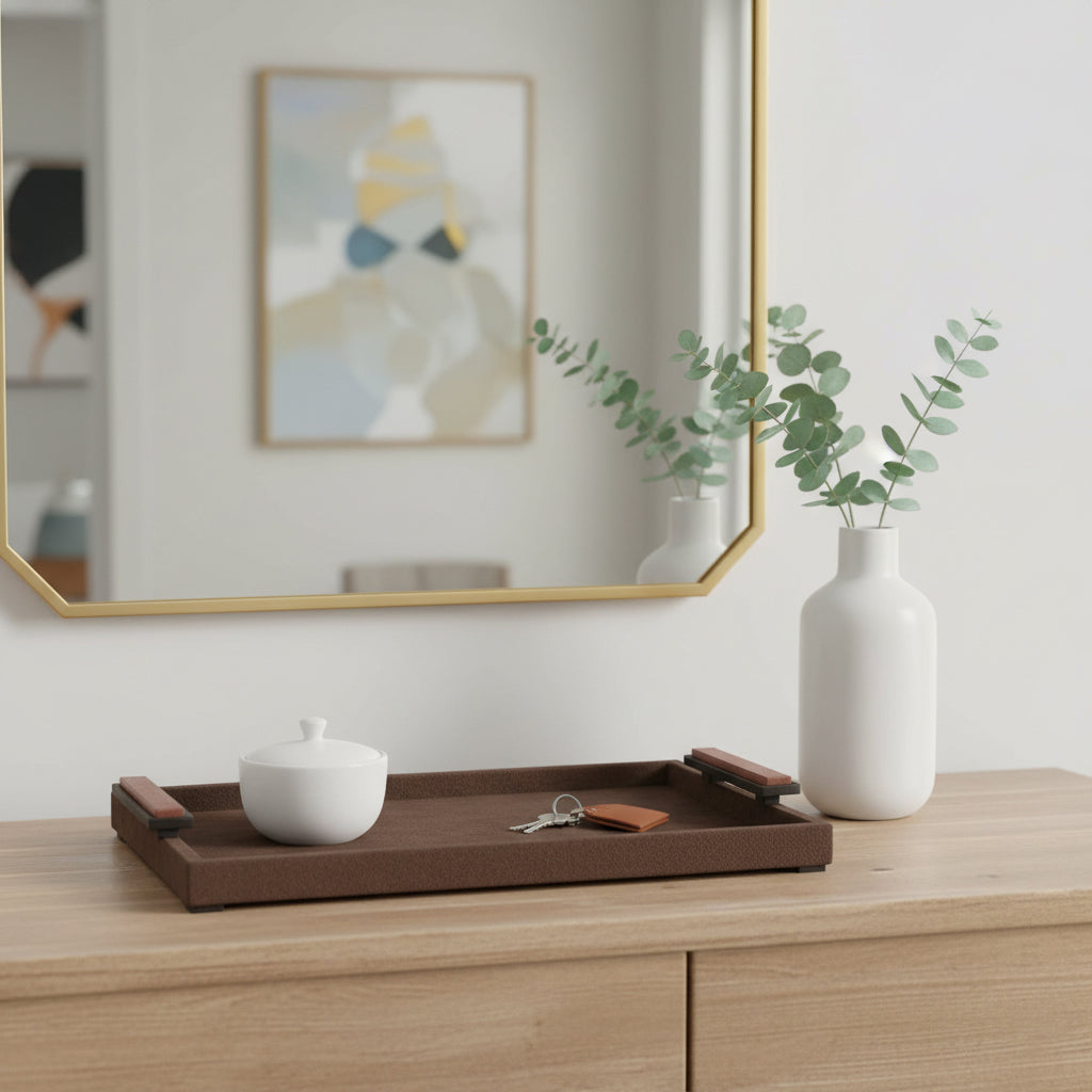 Danforthholm Brown Tray — 2″ — additional view